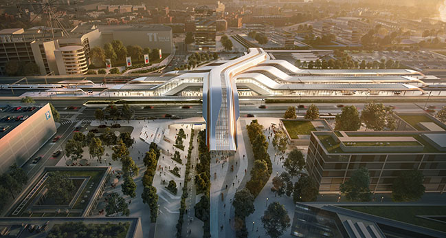 Cornerstone laid at Ülemiste Passenger Terminal by ZHA | Zaha Hadid Architects