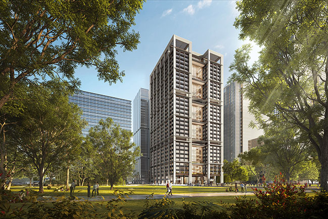 Z6 Tower by Foster + Partners becomes the first certified net-zero operational carbon high-rise in China