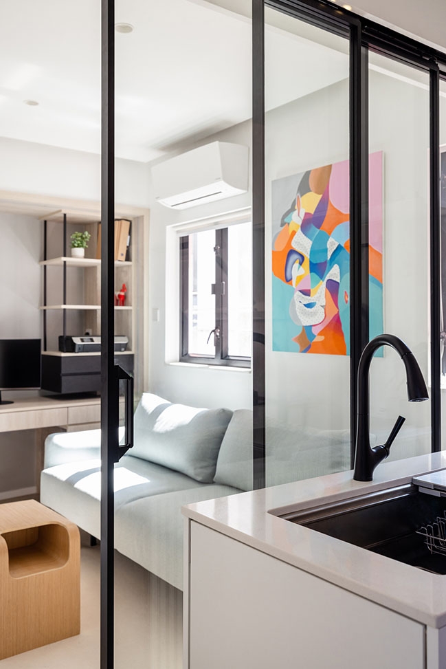 King's Court by MAD Studio | 400 sqft Flat Transformation in Hong Kong