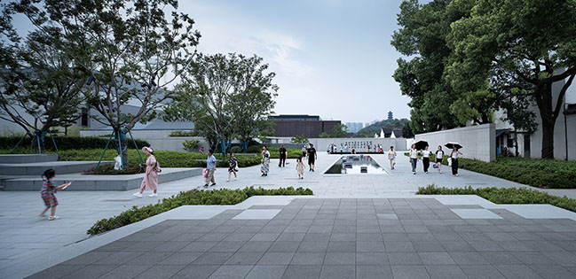 Cai Yuanpei Square and Jiemin Library by UAD