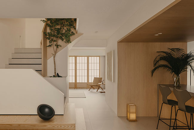 Minimalist duplex apartment blends past, present and future | Experience Timeless Harmony