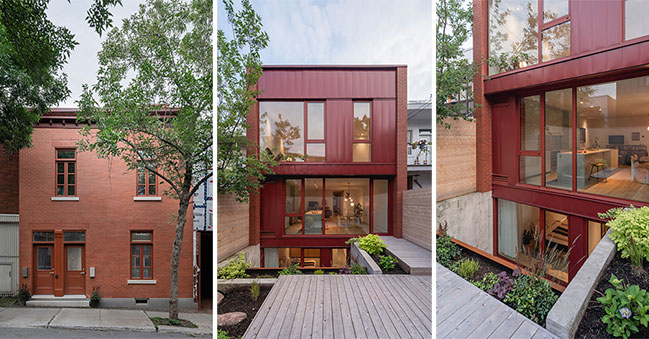 Le Petit Merlot by _naturehumaine | A Stunning Renovation and Expansion of a 1920s Duplex in Plateau Mont-Royal