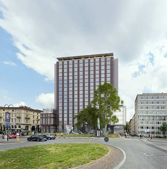 A Flying Plaza Over The City by CRA-Carlo Ratti Associati