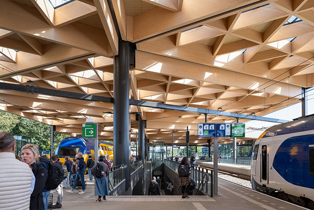 Ede-Wageningen Train Station by Mecanoo and Royal HaskoningDHV