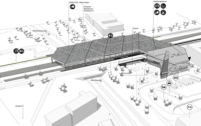 Ede-Wageningen Train Station by Mecanoo and Royal HaskoningDHV