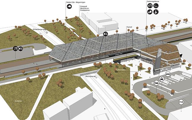 Ede-Wageningen Train Station by Mecanoo and Royal HaskoningDHV