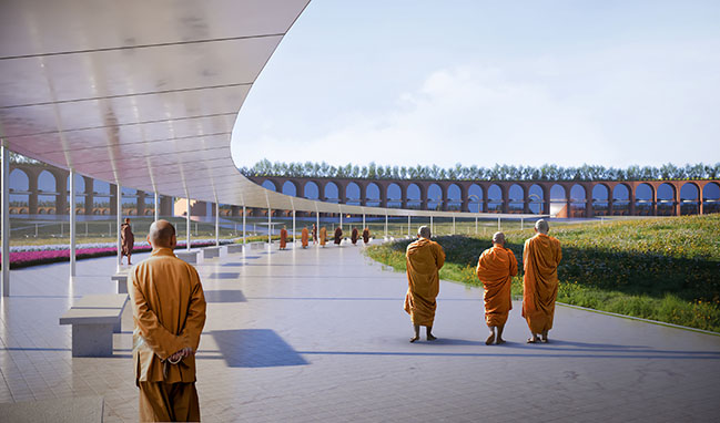 Ramagrama Stupa Lumbini by Stefano Boeri Architetti