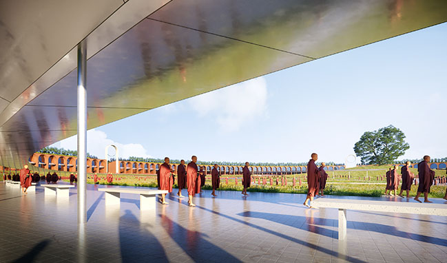 Ramagrama Stupa Lumbini by Stefano Boeri Architetti