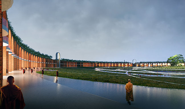 Ramagrama Stupa Lumbini by Stefano Boeri Architetti