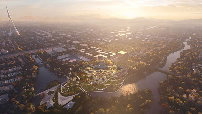 ZHA revealed design for the Alisher Navoi International Scientific Research Centre