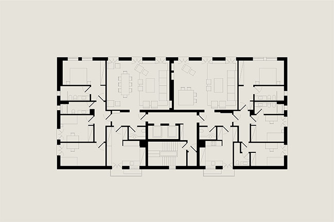 Apartments in Estrela by Vasco Lima Mayer | Balancing contemporary and traditional elements