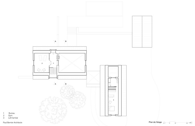 Des Lauriers House by Paul Bernier Architecte