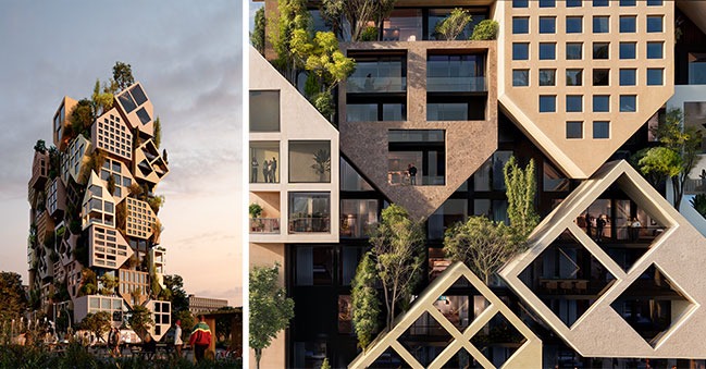 Puzzle Tirana by NOA | A Metropolitan Vertical Village