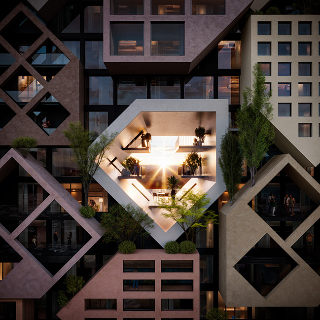 Puzzle Tirana by NOA | A Metropolitan Vertical Village