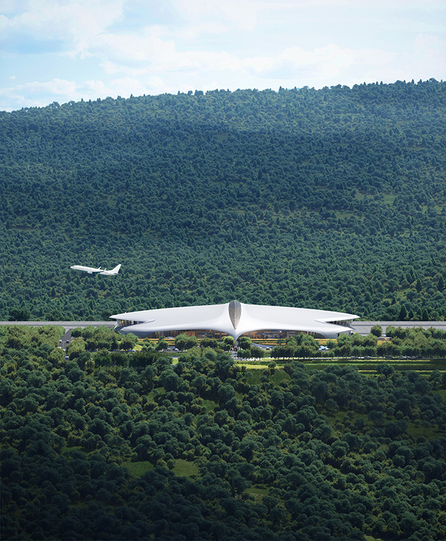 Ma Yansong/MAD Architect Designed Lishui Airport Nears Completion