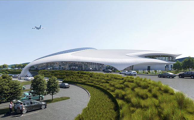 Ma Yansong/MAD Architect Designed Lishui Airport Nears Completion