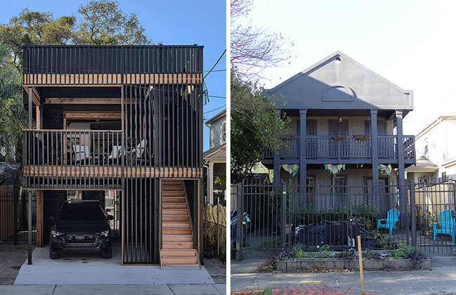 Moiré Noir by Nathan Fell Architecture | Transforming a front porch with $50K budget