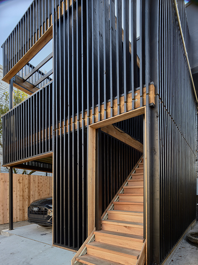 Moiré Noir by Nathan Fell Architecture | Transforming a front porch with $50K budget