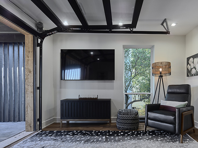 Moiré Noir by Nathan Fell Architecture | Transforming a front porch with $50K budget