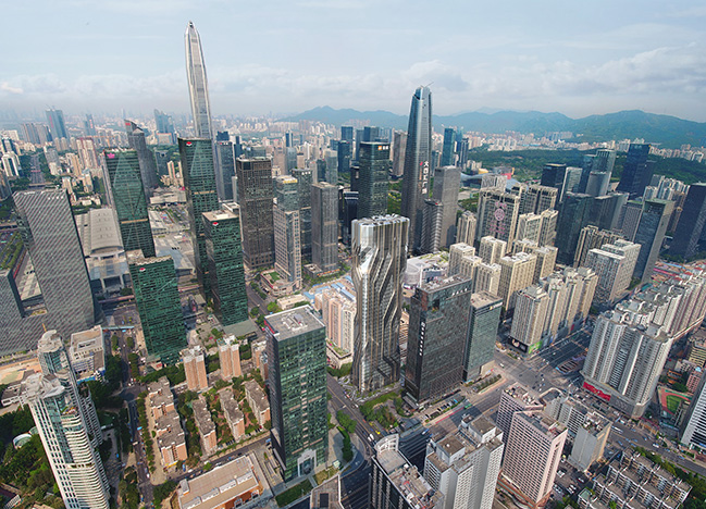 Shenzhen Institute of Financial Technology Tower by Zaha Hadid Architects