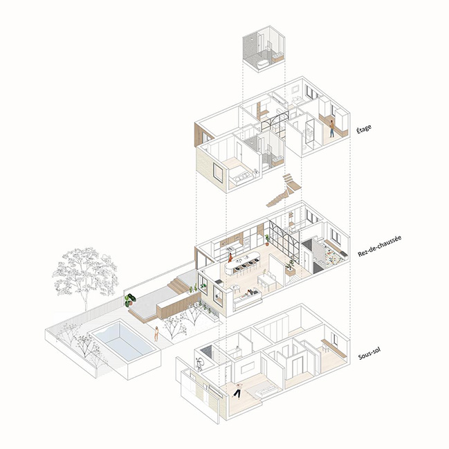 Northcliffe House by Le Borgne Rizk Architecture