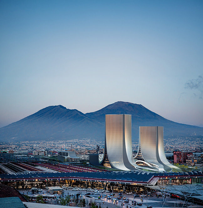 ZHA announces Napoli Porta Est masterplan incorporating new Campania Region headquarters