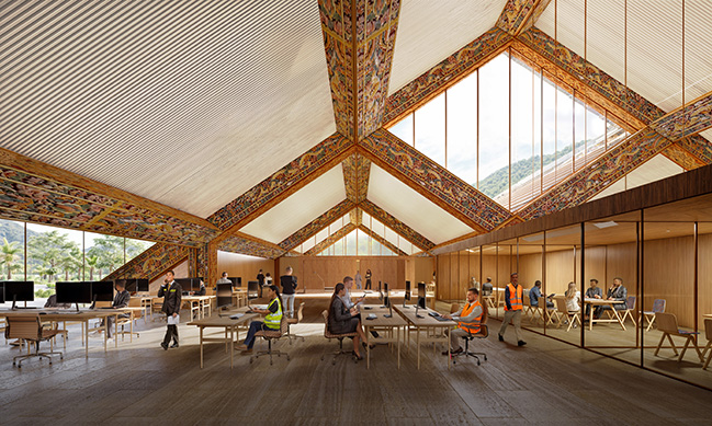 BIG merges innovation and craft tradition with the Gelephu International Airport in Bhutan's Mindfulness City