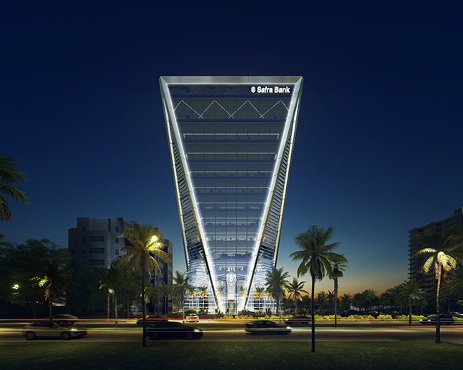 Safra National Bank tower in Miami by Foster + Partners tops out