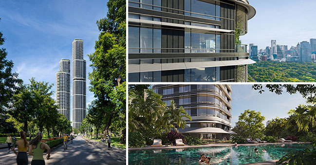 Foster + Partners-designed luxury residential towers in Bangkok break ground