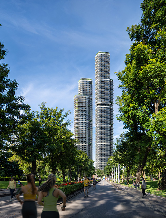 Foster + Partners-designed luxury residential towers in Bangkok break ground
