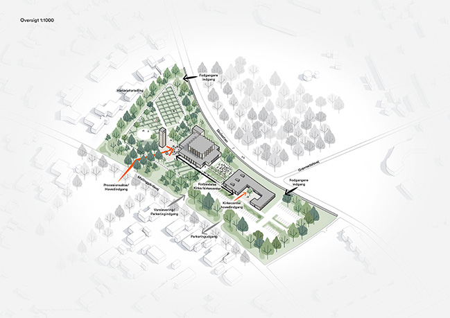 Højvangen Church by Henning Larsen | The first in Skanderborg in half a millennium