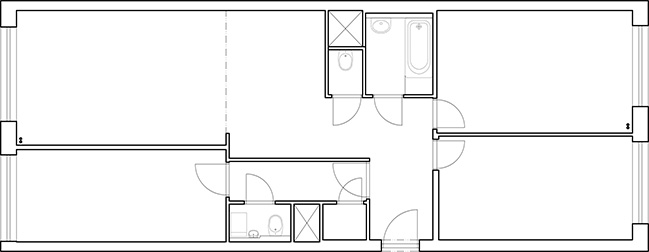 Waterfall Apartment by Iva Hajkova Studio