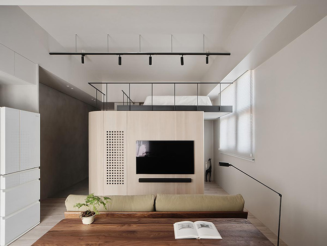 AODA Design redefines a 38sqm apartment that balances functionality and aesthetics