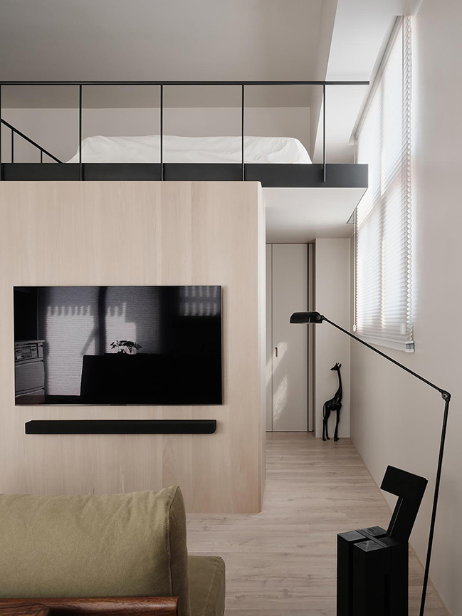 AODA Design redefines a 38sqm apartment that balances functionality and aesthetics