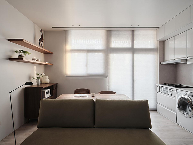 AODA Design redefines a 38sqm apartment that balances functionality and aesthetics