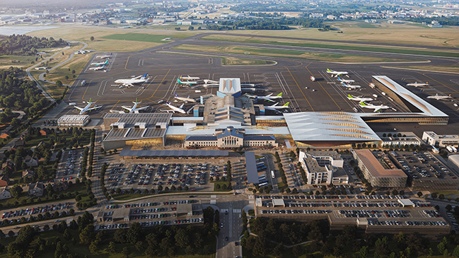 ZHA wins the architectural competition to design the new arrivals terminal at Vilnius Airport