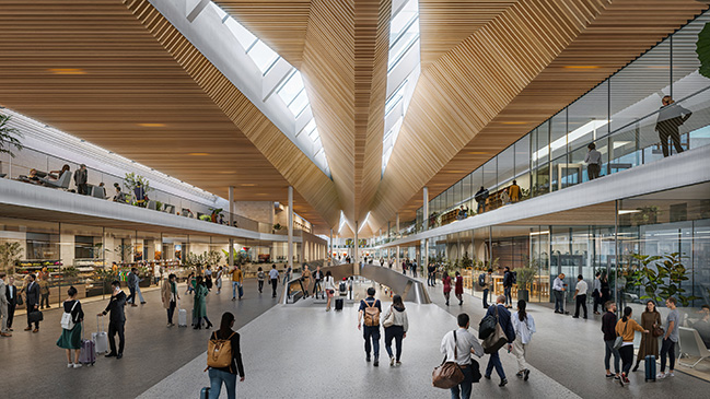 ZHA wins the architectural competition to design the new arrivals terminal at Vilnius Airport