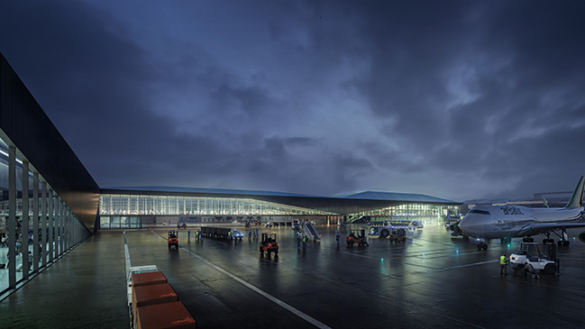 ZHA wins the architectural competition to design the new arrivals terminal at Vilnius Airport