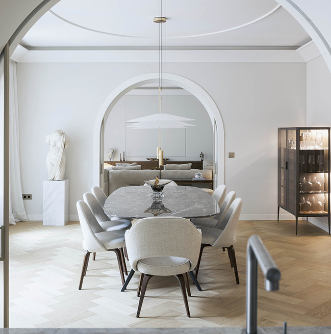Aparment in Rome by Ramón Esteve Estudio | Contemporaneity and Essence