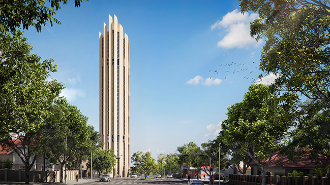 Foster + Partners revealed designs for Sudameris Bank’s landmark Paraguay headquarters