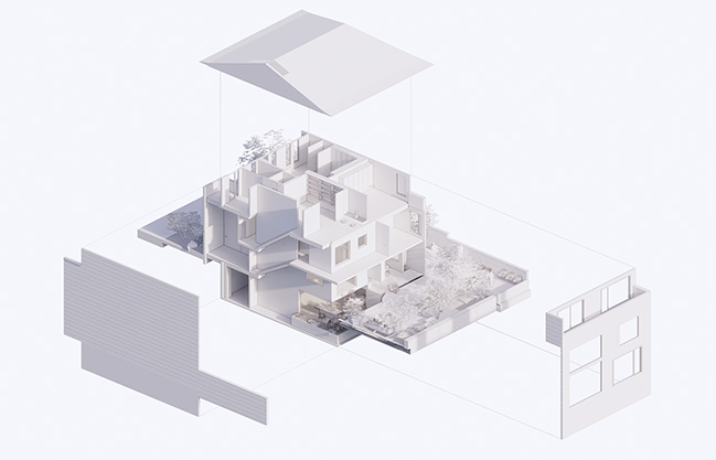 House J by Atelier About Architecture | The Overlaid Gardens