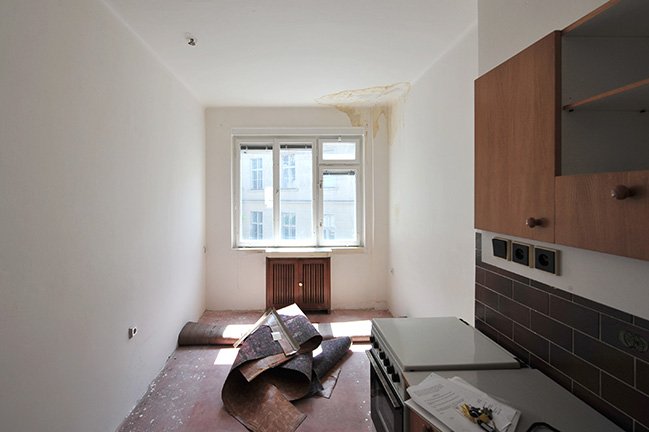 Functionalist Apartment with Pink Piggy by Martin Cenek Architecture