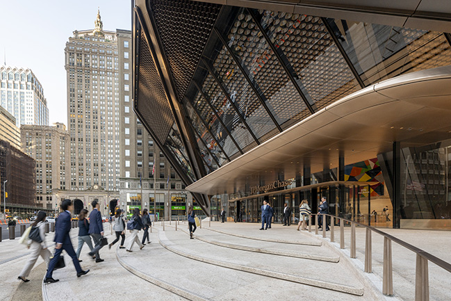 Foster + Partners-designed new global headquarters for JPMorganChase completed