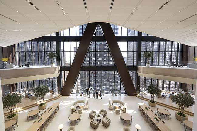Foster + Partners-designed new global headquarters for JPMorganChase completed