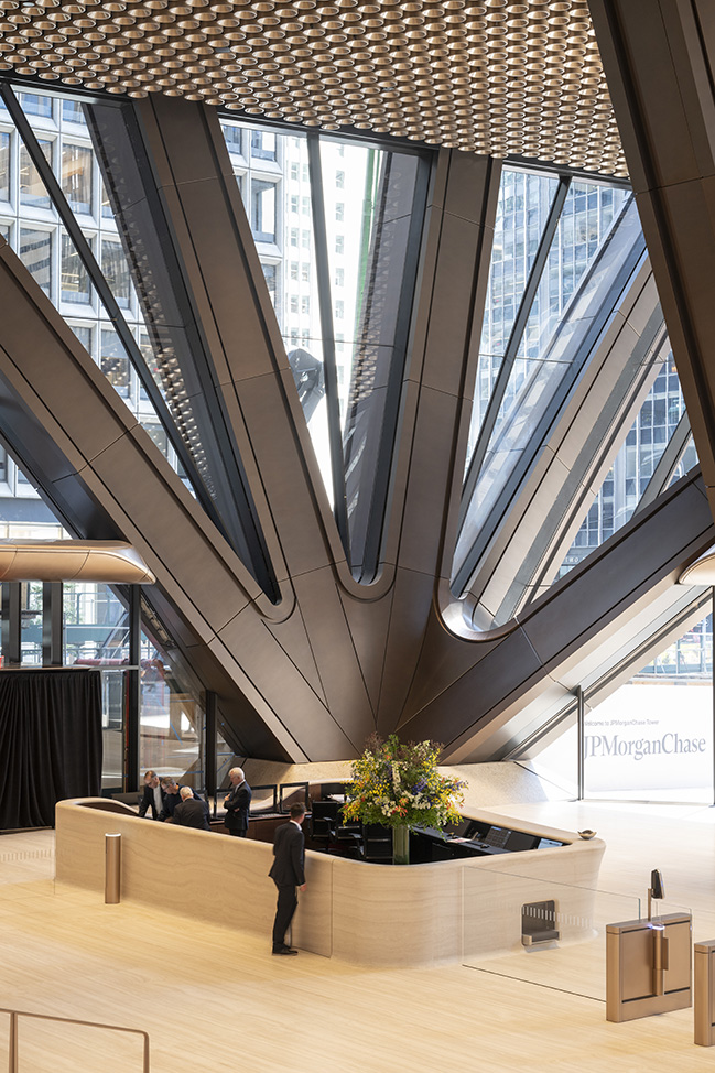 Foster + Partners-designed new global headquarters for JPMorganChase completed