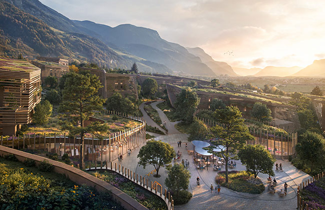 RENNERIA by NOA | A new neighborhood in the Dolomites