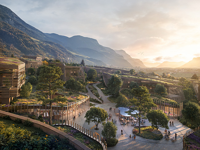 RENNERIA by NOA | A new neighborhood in the Dolomites