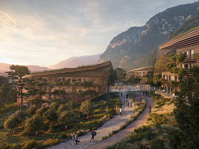 RENNERIA by NOA | A new neighborhood in the Dolomites