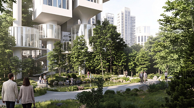 Climate Adaptive Tower for Seoul by CRA-Carlo Ratti Associati