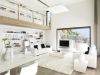 Luxury villa with pure white interior by Susanna Cots Interior Design